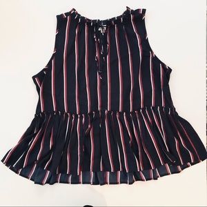 Loft - preppy stripe tank top